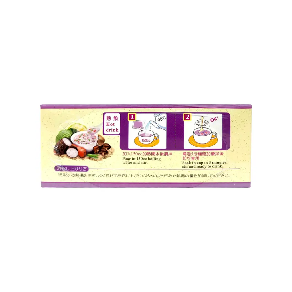 [KING KUNG] Taro Mushroom Congee (30g x 8 pkt) (3).webp