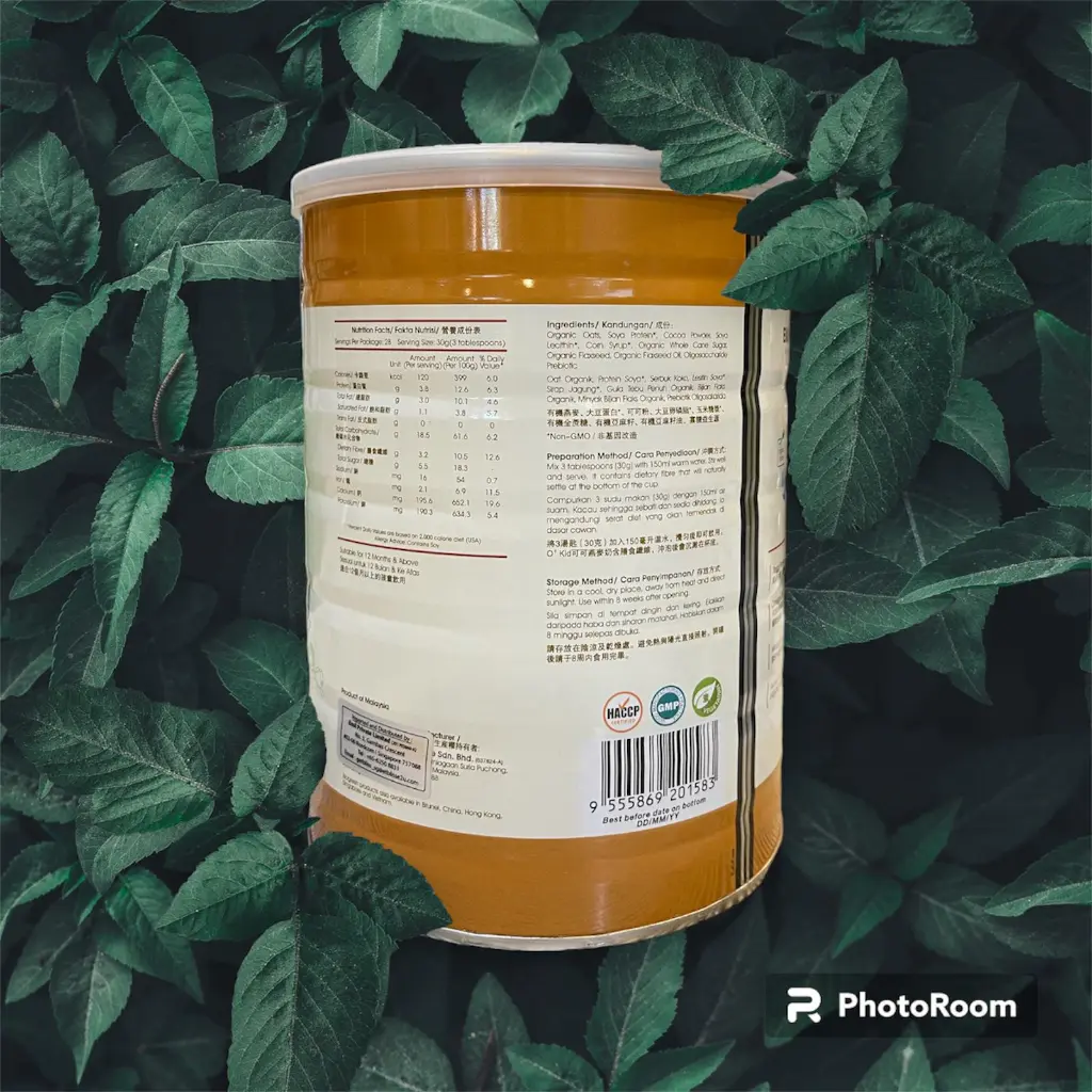 [BIOGREEN] O'Kid Cocoa Oatmilk (850g)_02.webp