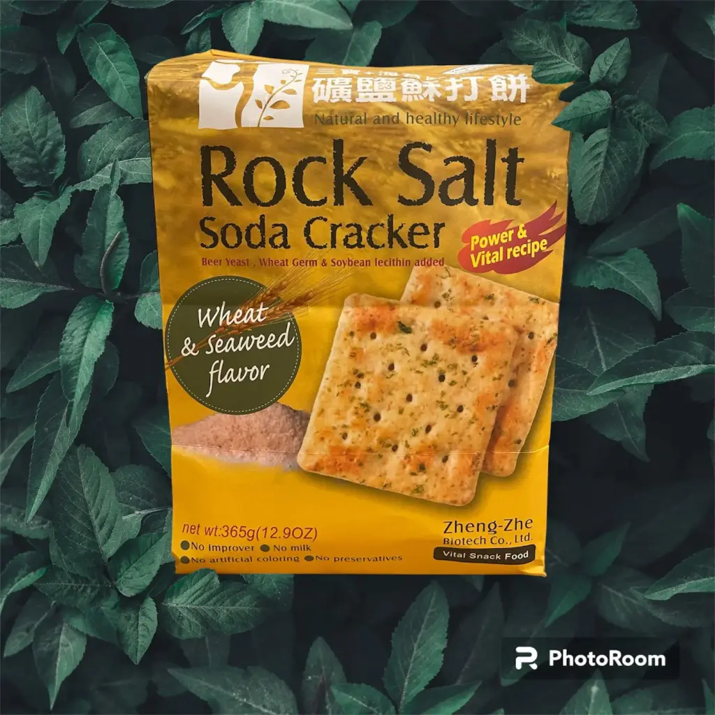 [ZHENG-ZHE] Rock Salt Soda Cracker Wheat & Seaweed (365g)
