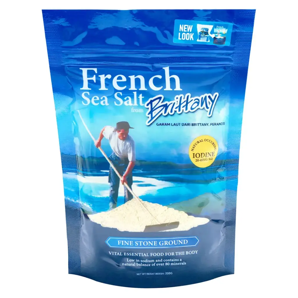 [RADIANT WHOLE FOOD] Brittany Sea Salt (200g)
