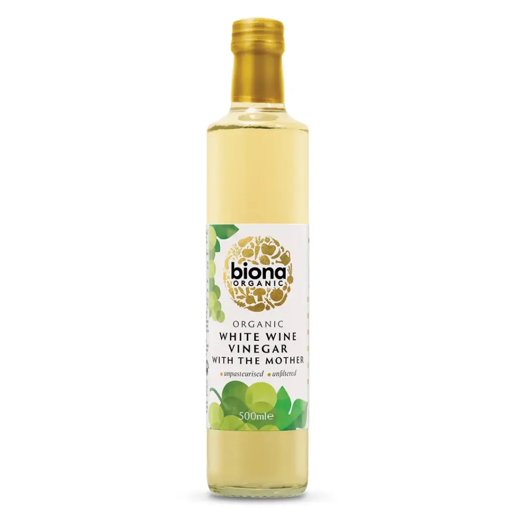 [BIONA ORGANIC] Organic White Wine Vinegar With The Mother (500ml)
