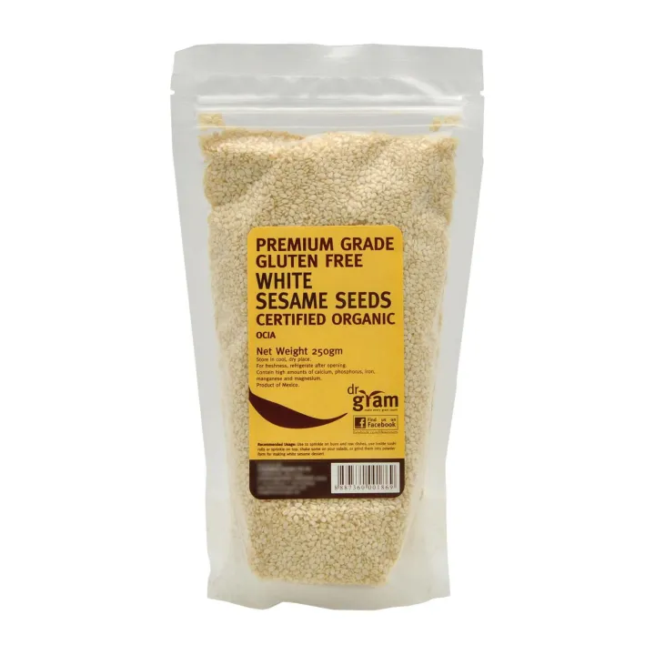 [DR GRAM] Organic White Sesame Seeds (150g)