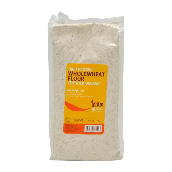 [DR GRAM] Organic High Protein Wholewheat Flour (1kg)