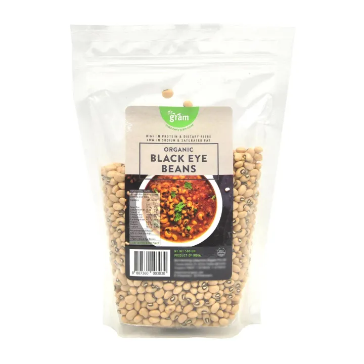 [DR GRAM] Organic Black Eye Beans (500g)