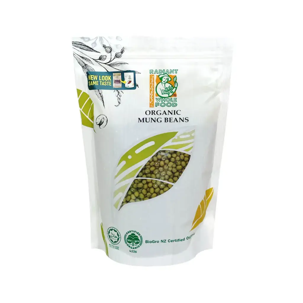[RADIANT WHOLE FOOD] Organic Mung Beans (500g)