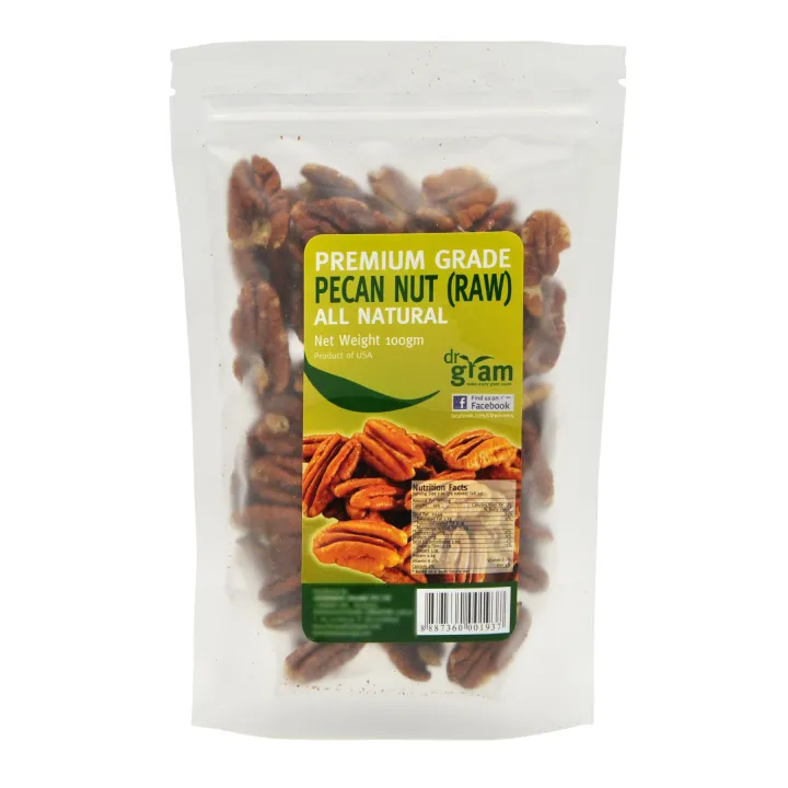 [DR GRAM] Premium Grade Pecan Nut Raw All Natural (100g)