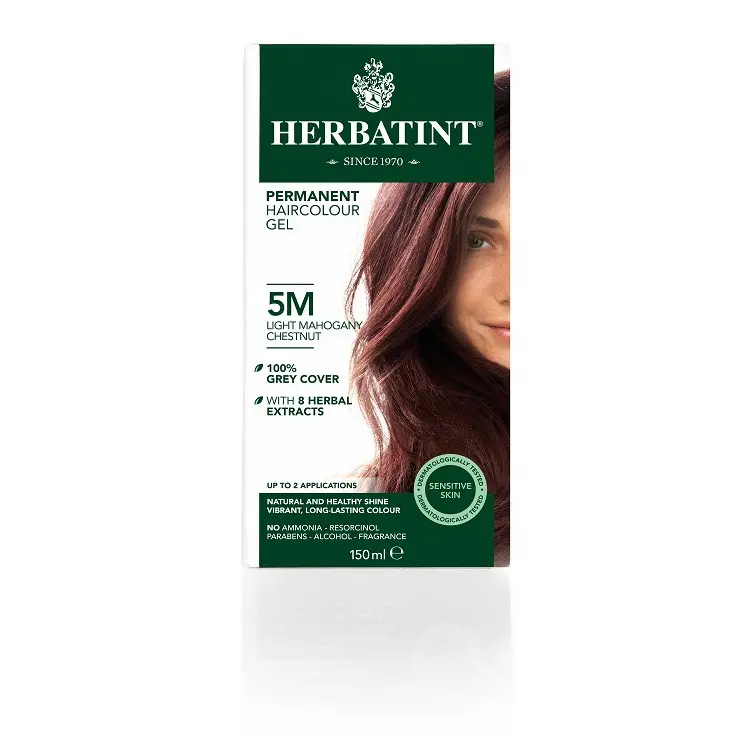 [HERBATINT] Permanent Hair Colour Gel 5M Light Mahogany Chestnut (150ml)
