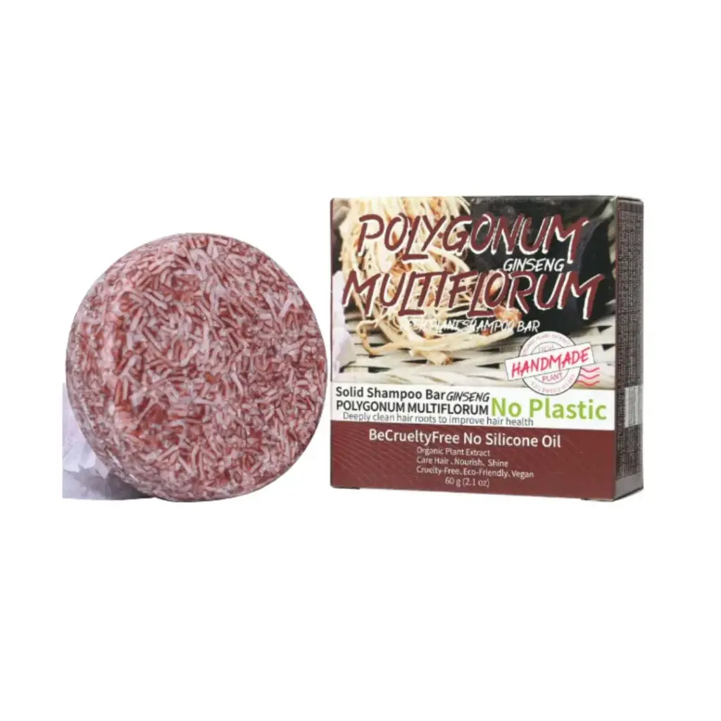 Polygonum Multiflorum Ginseng Solid Shampoo Bar (60g)