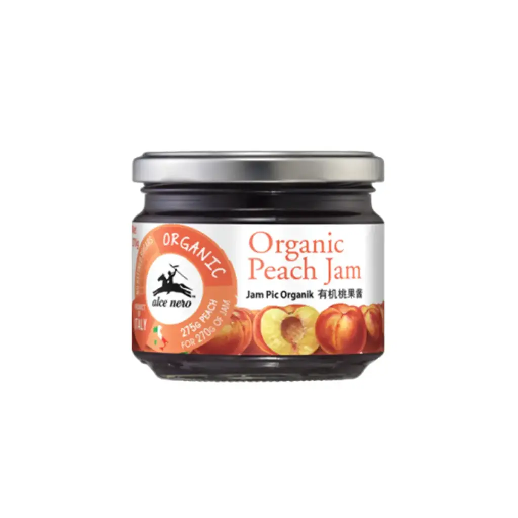 [ALCE NERO] Organic Peach Jam (270g)