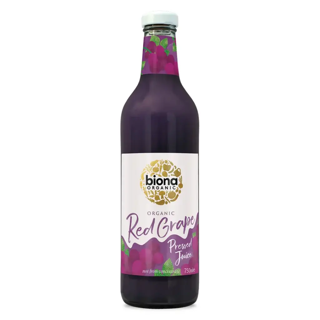 [BIONA ORGANIC] Organic Red Grape Pressed Juice (750ml)