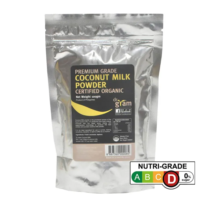 [DR GRAM] Organic Premium Grade Coconut Milk Powder (100g)