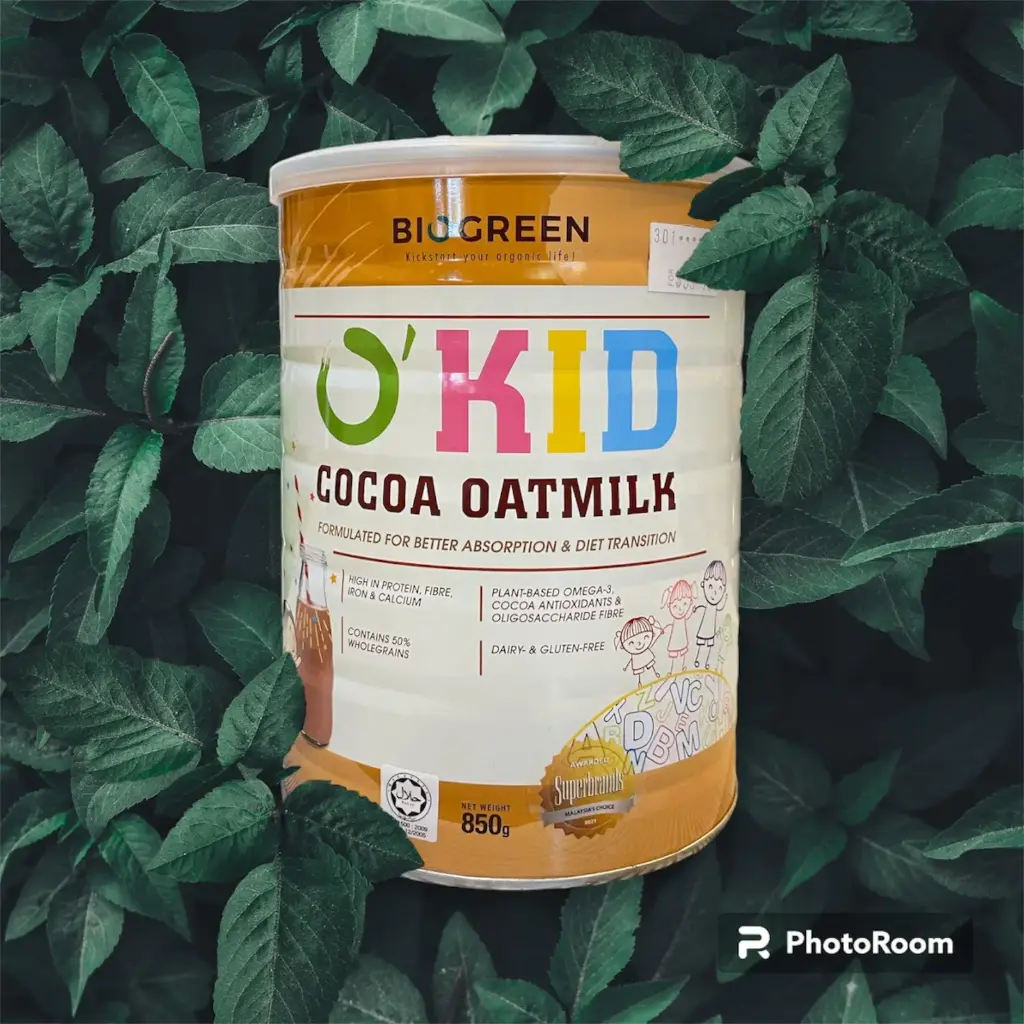 [BIOGREEN] O'Kid Cocoa Oatmilk (850g)