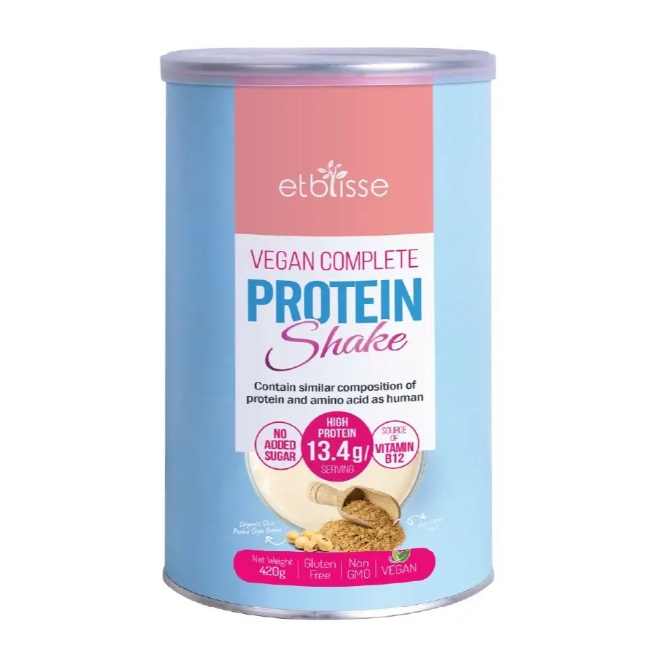 [ETBLISSE] Vegan Complete Protein Shake No Added Sugar (420g)