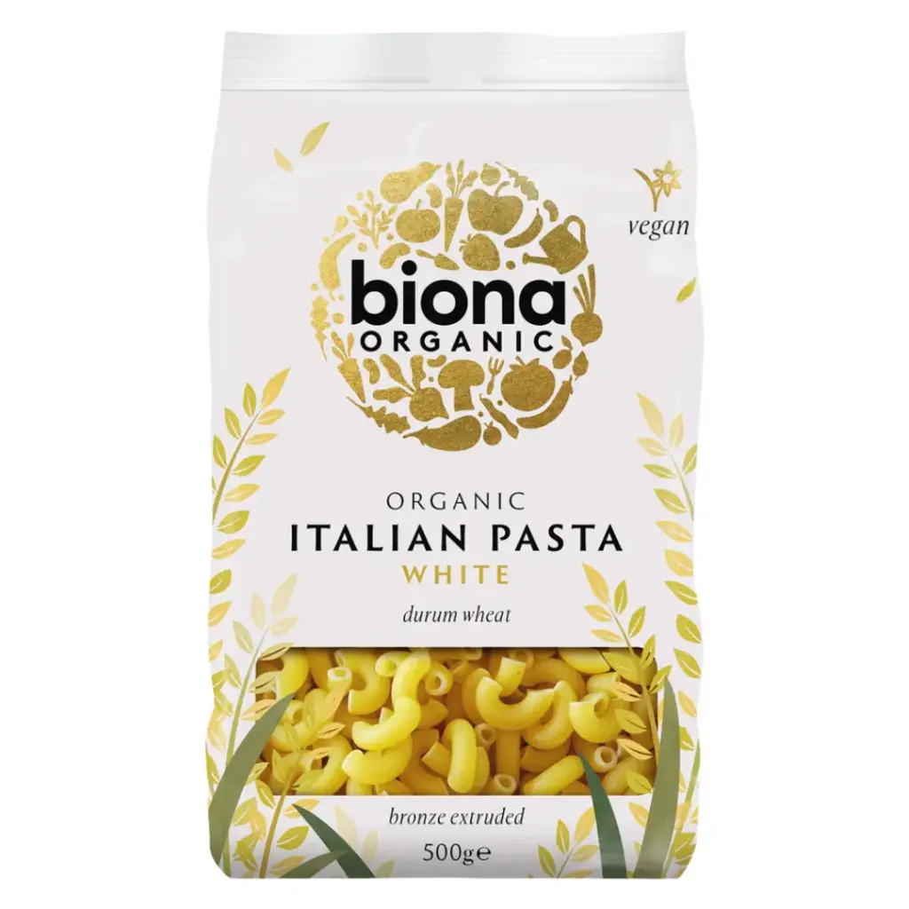[BIONA ORGANIC] Organic Italian Macaroni White (500g)