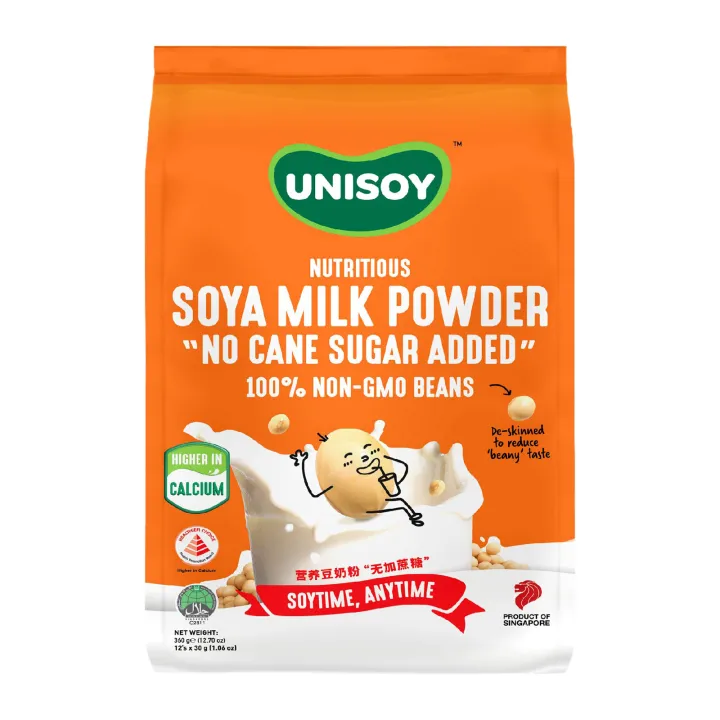 [UNISOY] Nutritious Soya Milk Powder No Cane Sugar Added (360g)