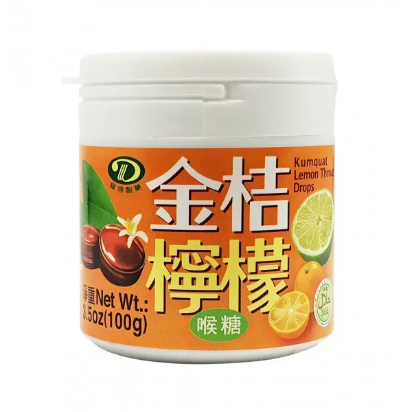 [綠得] Kumquat Lemon Throat Drops (100g)