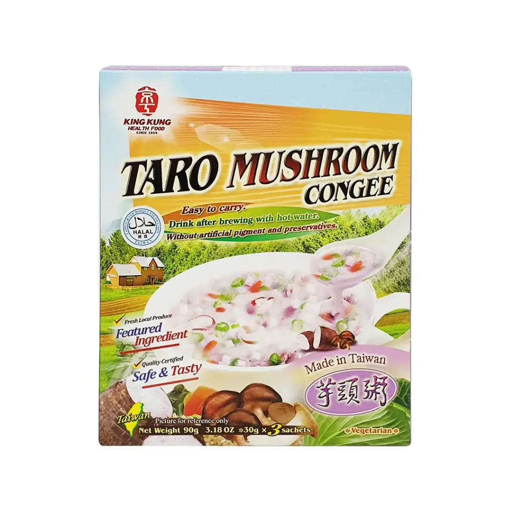 [KING KUNG] Taro Mushroom Congee (30g x 3 pkt)