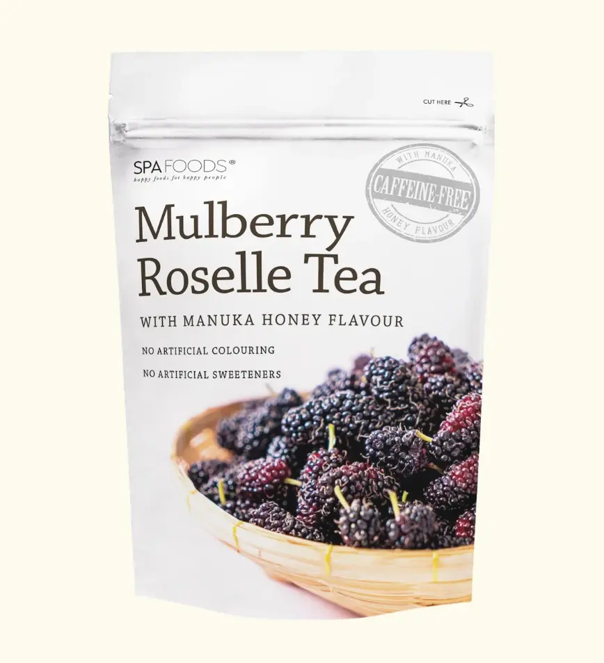 [SPAFOODS] Mulberry Roselle Tea With Manuka Honey Flavour (12g x 15)