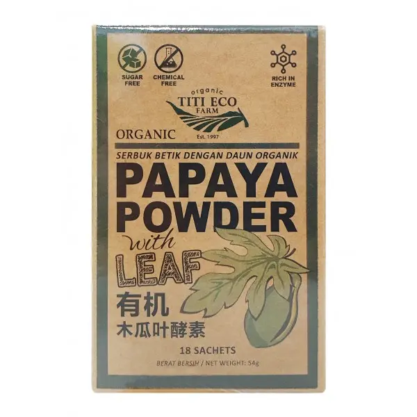[TITI ECO FARM] Papaya Powder With Leaf (3g x 18)
