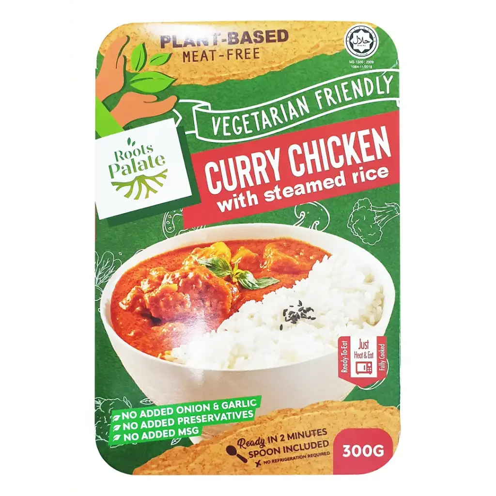 [ROOTS PALATE] Curry Chicken With Steam Rice (300g)