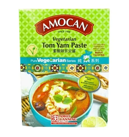 [AMOCAN] Vegetarian Tom Yam Paste (100g)