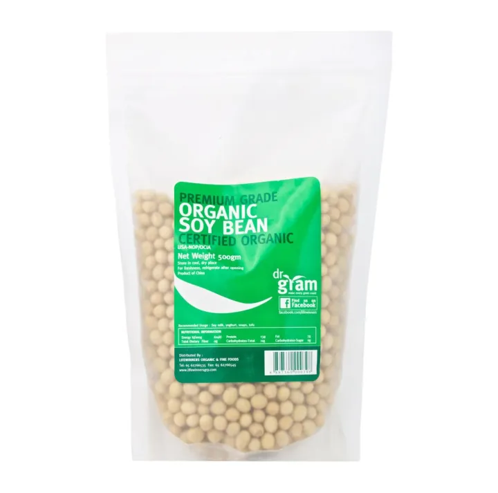 [DR GRAM] Premium Grade Organic Soy Bean (500g)