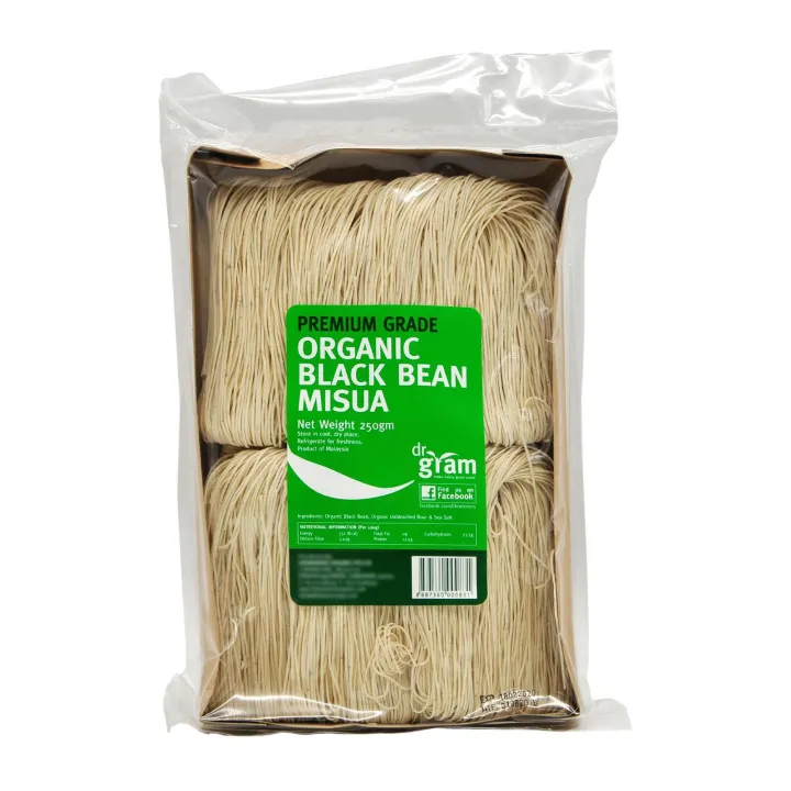 [DR GRAM] Premium Grade Organic Black Bean Misua (250g)