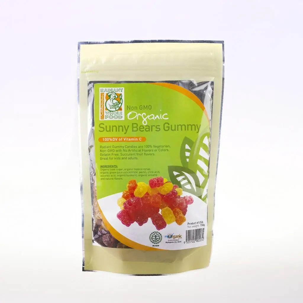 [RADIANT WHOLE FOOD] Organic Sunny Bears Gummy (150g)