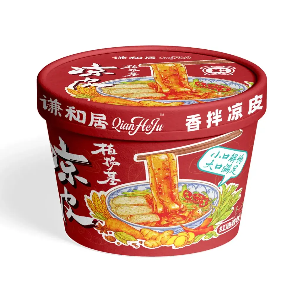 [QIAN HE JU] Cold Skin Noodles (Spicy) (160g)