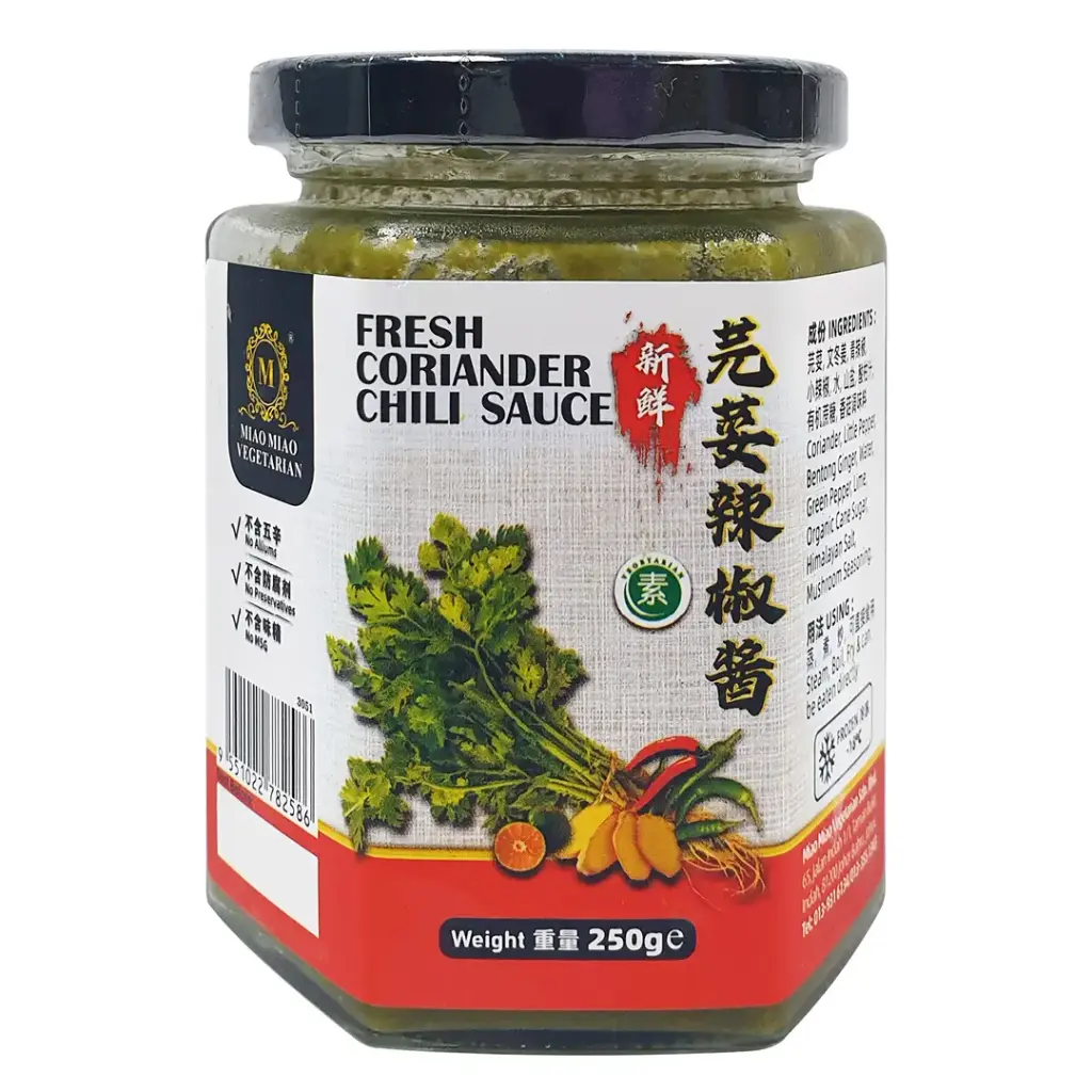[MIAO MIAO] Fresh Coriander Chili Sauce (250g)