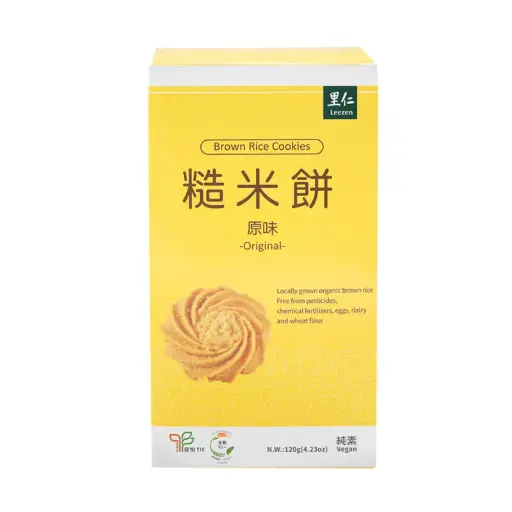[SNC-BIS-120G-972] [LEEZEN] Brown Rice Cookies Original (120g)