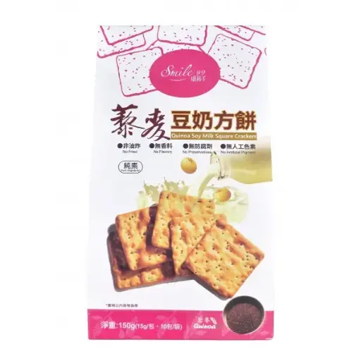 [SNC-BIS-15GX10-993] [SMILE 99] Quinoa Soy Milk Square Crackers (15g x 10)