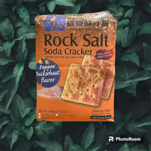 [ZHENG-ZHE] Rock Salt Soda Cracker Pepper Buckwheat (380g)