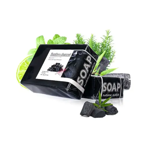[BPC-BOD-100G-9] Bamboo Charcoal Handmade Essential Oil Soap (100g)