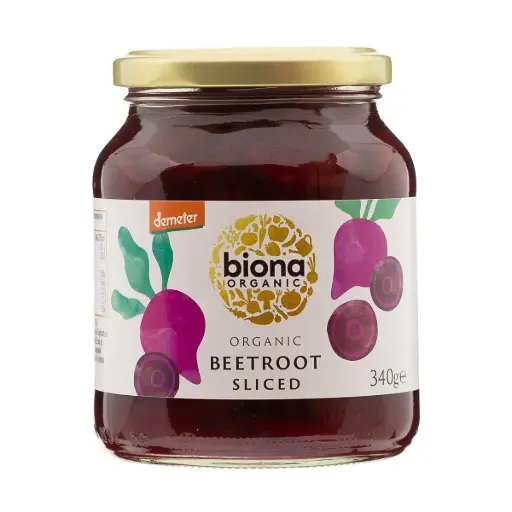 [BIONA ORGANIC] Organic Beetroot Sliced (340g)