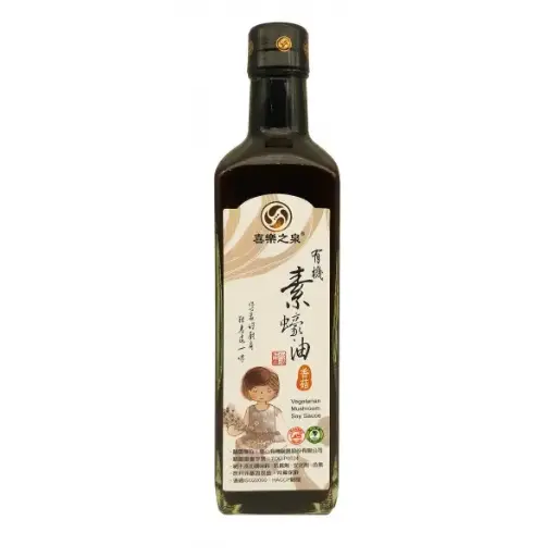 [PAN-CDT-500ML-1406] [JOYSPRING] Organic Vegetarian Mushroom Soy Sauce (500ml)