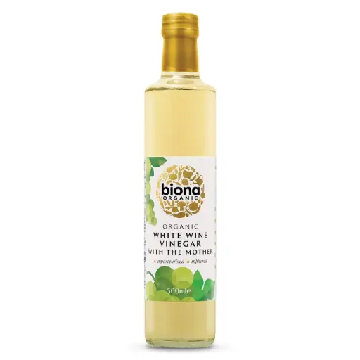 [BIONA ORGANIC] Organic White Wine Vinegar With The Mother (500ml)