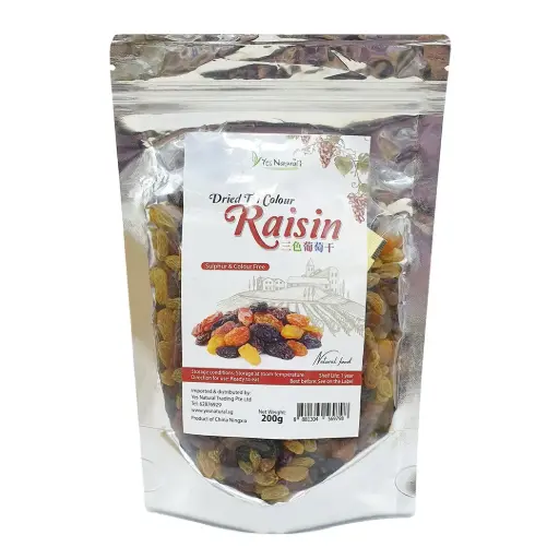 [SNC-DFN-200G-1244] [YES NATURAL] Dried Tri Colour Raisin (200g)