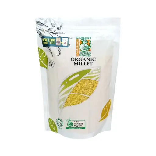 [PAN-GRN-500G-812] [RADIANT WHOLE FOOD] Organic Millet (500g)