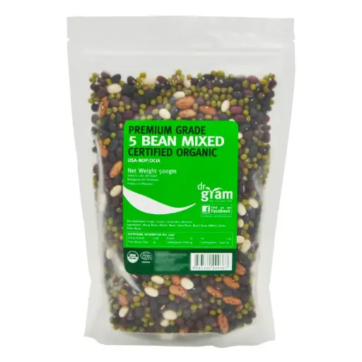 [DR GRAM] Organic Premium Grade 5 Bean Mixed (500g)