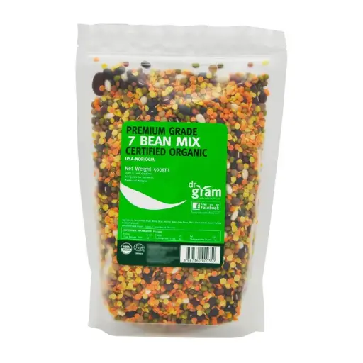 [DR GRAM] Organic Premium Grade 7 Bean Mix (500g)