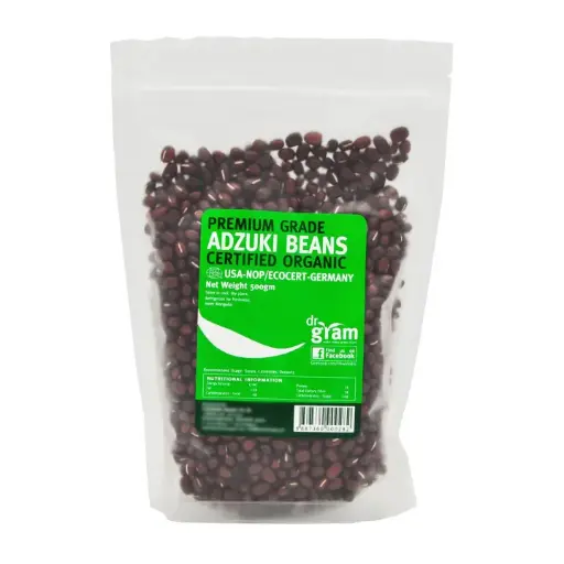[DR GRAM] Organic Premium Grade Adzuki Beans (500g)