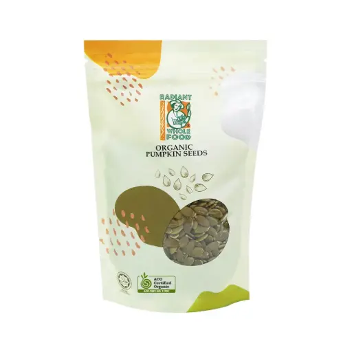 [PAN-GRN-200G-814] [RADIANT WHOLE FOOD] Organic Pumpkin Seed (200g)