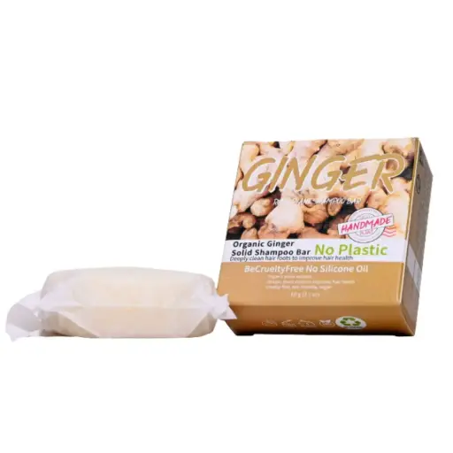 [BPC-HRC-60G-101] Organic Ginger Solid Shampoo Bar (60g)