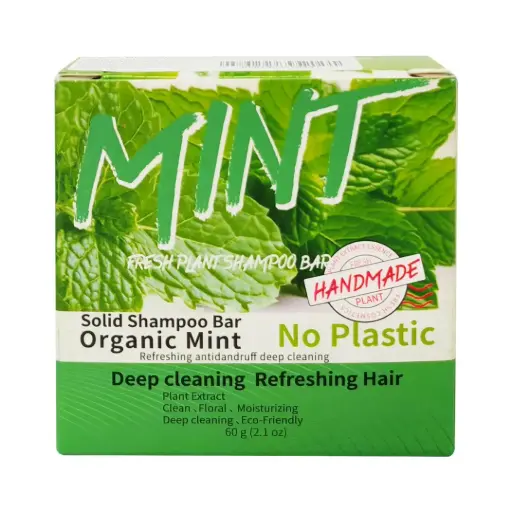 [BPC-HRC-60G-158] [YES NATURAL] Organic Mint Solid Shampoo Bar (60g)