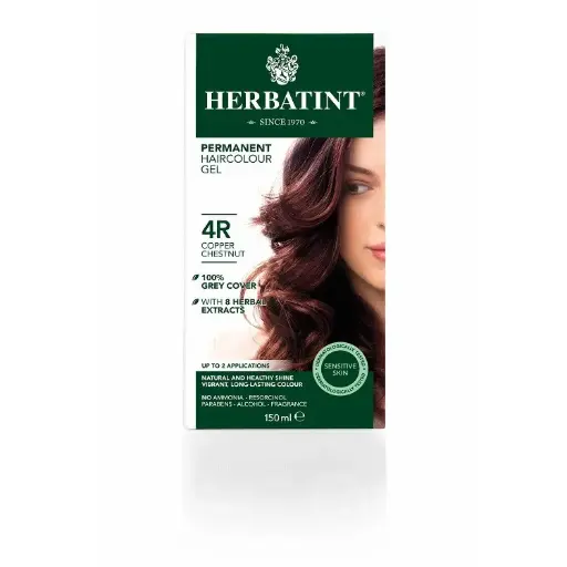 [BPC-HRC-GDIS-150ML-131] [HERBATINT] Permanent Haircolour Gel 4R Copper Chestnut (150ml)