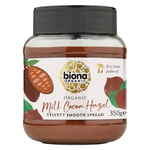 [BIONA ORGANIC] Organic Milk Cocoa Hazel Velvety Smooth Spread (350g)