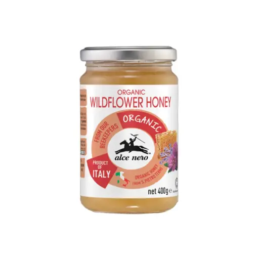 [ALCE NERO] Organic Wildflowers Honey (400g)