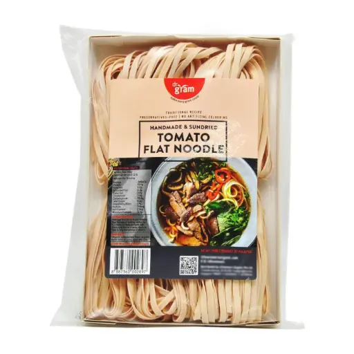 [DR GRAM] Handmade & Sundried Tomato Flat Noodle (250g)