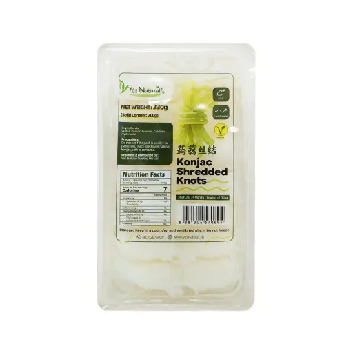 [PAN-NDL-330G-863] [YES NATURAL] Konjac Shredded Knots (330g)